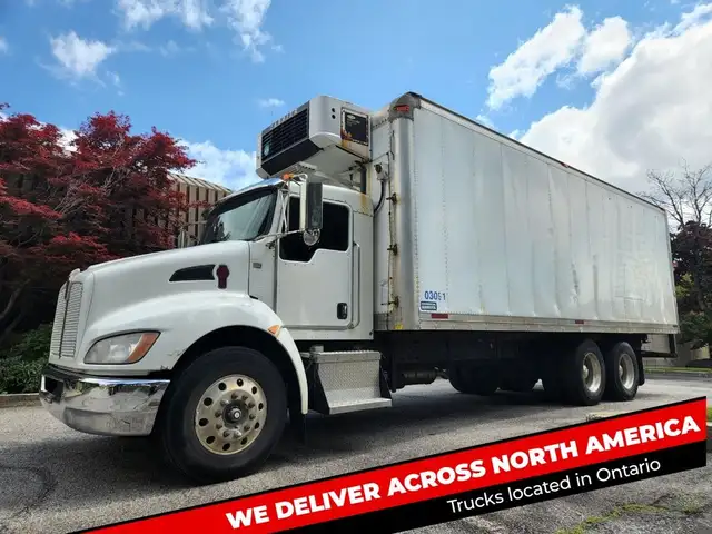 2013 Kenworth T370 26' Box, Reefer, Tandem, PX 8, 300HP, Ramp in Heavy Trucks in Calgary - Image 2