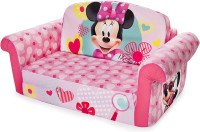 Marshmallow Children's 2 in 1 Flip Open Foam Sofa, Minnie Mouse
