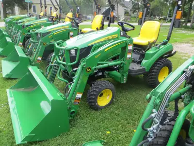 factory loader quick attach; hydrostatic drive; diesel; 4x4; mid and rear PTO; 3 pth; NEW OLD STOCK...