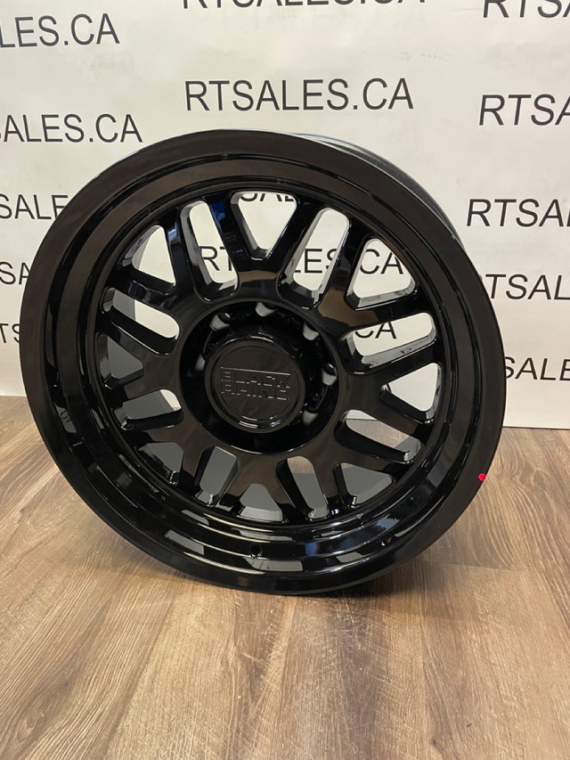 20x9.5 Black Rhino Delta Rims 8x165 Dodge Ram GMC Chevy 2500 350 in Tires & Rims in Saskatoon - Image 4