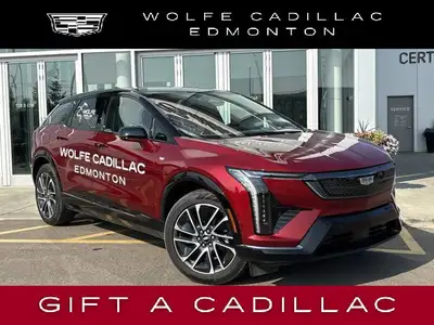 AMVIC Licensed Dealer Introducing the First-Ever 2025 Cadillac Optiq EV Sport 1 AWD in Radiant Red T...