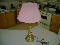 BRASS  TABLE  LAMP