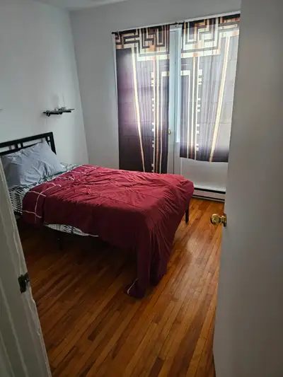 Room for rent in a 4.5 apartment everything including beautiful and spacious near lachine canal also...