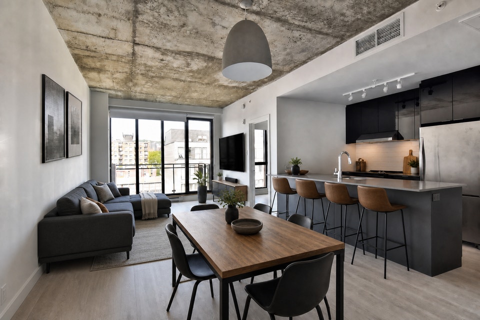 4.5 Condo Appartement à louer-GRIFFINTOWN-tout inclus-WillRich 4