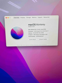 Apple iMac 2015 i7 Core