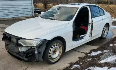 2012 BMW 328i 6 speed parts!!! Rare manual transmission, some body parts, left headlight, suspension...
