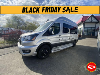 Pleasure-Way Ontour Class B gas motorhome 2.0 highlights: Rear Power Sofa Induction Stove Top Microw...