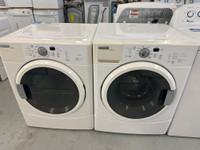 1912-Laveuse Secheuse Maytag Frontload White washer dryer