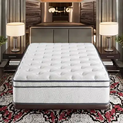 Hotel-Grade Compressed Memory Foam Pocket Spring Mattress, View more