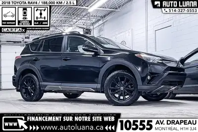 Auto Luana 2018 TOYOTA RAV4 PRENEZ UN RENDEZ-VOUS / BOOK AN APPOINTMENT (514) 327-5553 188000 KM CER...