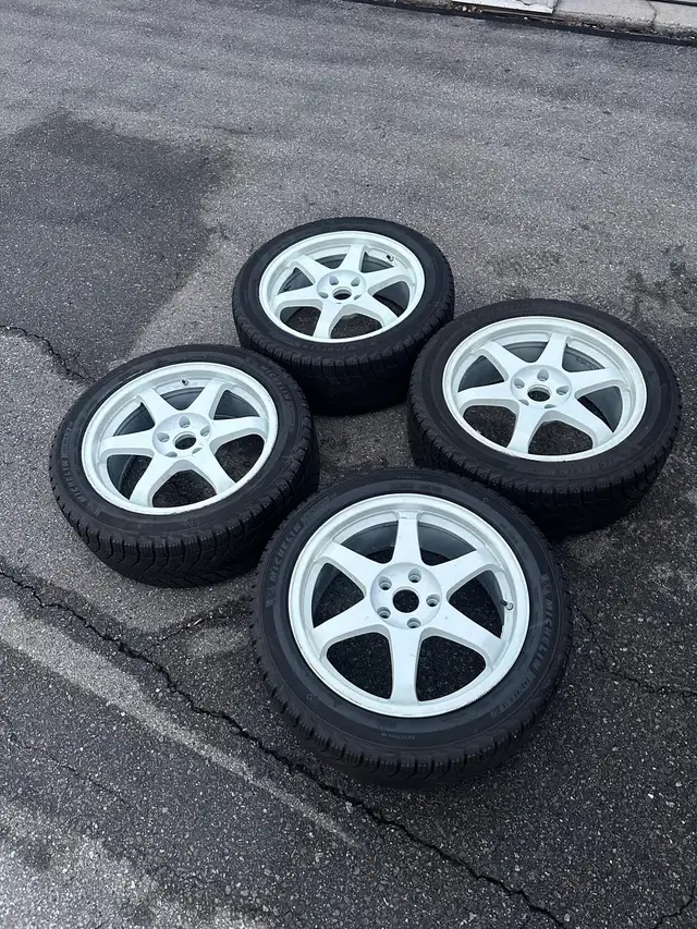 Tesla model 3 michelin winters 5x114.3 bolt pattern honda accord in Tires & Rims in Mississauga / Peel Region - Image 9