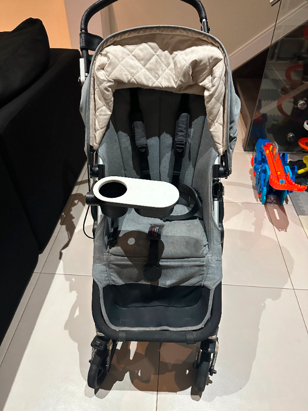 Bugaboo Cameleon 2 Stroller - Charcoal Grey - Good Condition in Strollers, Carriers & Car Seats in City of Toronto - Image 2