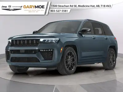 Introducing the stunning 2026 Jeep Grand Cherokee Limited Reserve in a captivating blue finish, equi...