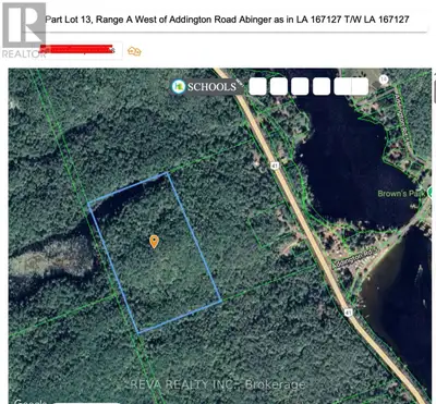 Near the north of Mazinaw Lake on Highway 41 lies about 25 acres of raw forested land waiting for a...