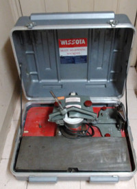 Wissota skate sharpener with case also boot stretcher