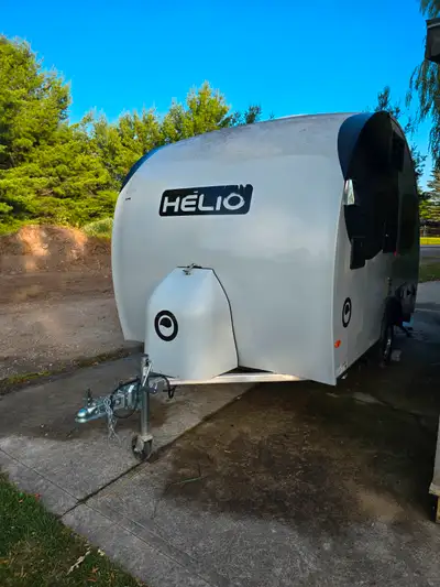 This trailer has been slept in maybe 6 times. It is very near new. I bought it new through covid for...