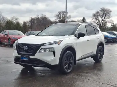Come see this certified 2023 Nissan Rogue SV Midnight Edition AWD | Leather | Pano Roof | Heated Sea...