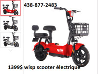 Scooter electrique Gio WISP 2024 spécial 1199$