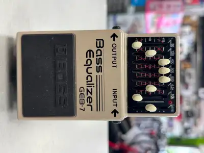 BOSS 7 Band Bass Graphic Equalizer, View more