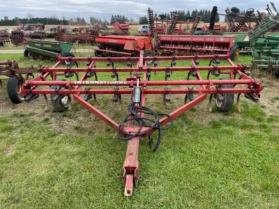 Welcome to Stoneage Equipment Selling this International Harvester 13ft cultivator with c-shanks. Th...