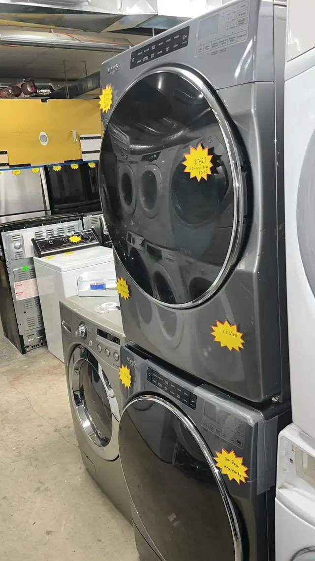 Whirpool 27” Stackable Dryer Fully Tested  30-Day Warranty in Washers & Dryers in Kitchener / Waterloo - Image 2