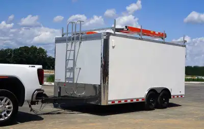 Miska Tradesman Pro Grade Enclosed Trailers - Designed & Warrantied for Commercial Use 8.5'x16' Trad...