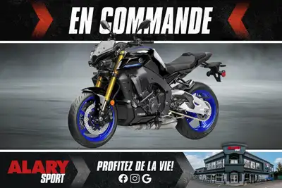 Alary Sport Cette MOTOCYCLETTE YAMAHA MT-10 SP 2026 est disponible DÈS MAINTENANT! Contactez-nous au...
