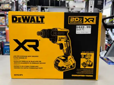 DeWalt 20V XR Low RPM Screwgun - BRAND NEW, View more