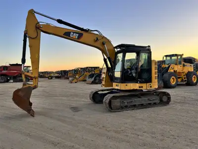 2018 CAT 314F Excavator Located near Westlock, AB HRS: 3884 Undercarriage overall 90% Cleanup bucket...