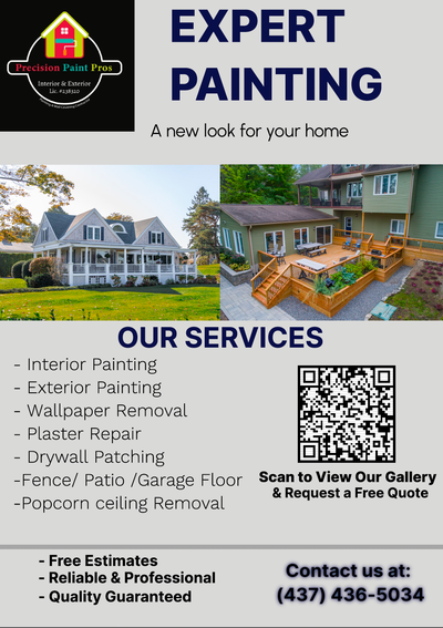 Expert Painting Services – Interior & Exterior | Free Estimates Looking to refresh your home with a...