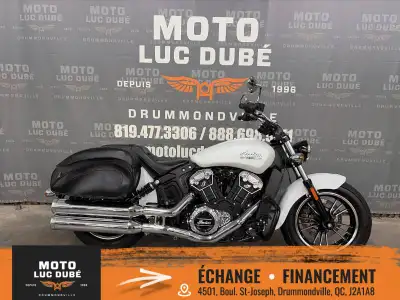 2022 Indian Motorcycles Scout ABS Indian Motorcycles Scout ABS 2022 SEULEMENT 1 347 KM BALANCE DE GA...