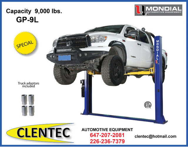 2 POST LIFT / 2 POST HOIST 10,000lb. - $3,900 - CLENTEC in Other in St. Catharines - Image 3