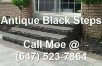 Antique Black Steps Antique Black Outdoor Steps Limestone Steps