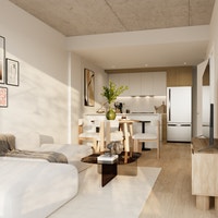 Condo for rent-apartment rental-logement locatif-4.5-4 1/2-2cc-2-chambres/bedrooms-Loft-Rosemont La... (image 2)