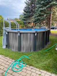 Out ground pool 15x8 feet