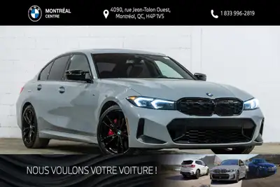 *English below* *Français:* Cette spectaculaire BMW M340i xDrive 2024, provenant d'un seul propriéta...