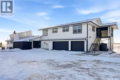 Welcome to this truly unique acreage, ideally located just minutes southeast of Regina in a highly d...