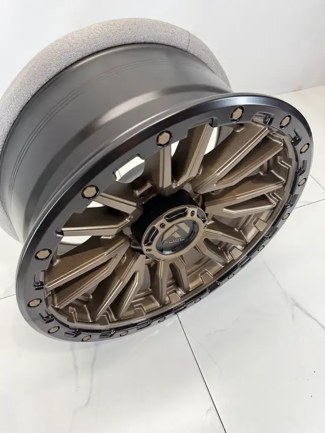20x10 Fuel Rebel Rims 8x165 Bronze dodge ram 2500 3500 GMC chevy in Tires & Rims in Saskatoon - Image 5
