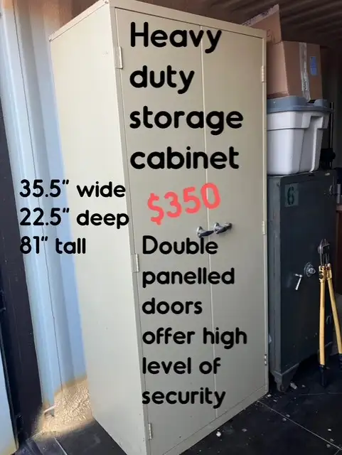 HD shop cabinet, tool cabinet, office cabinet, immaculate cond.628632837410591215
