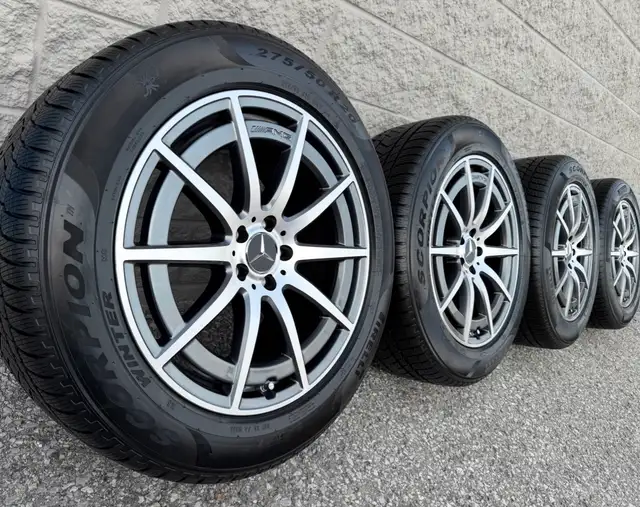 (99%) 4x MB GLE 53 | 63s AMG 20" OEM Winter Wheels Package in Tires & Rims in City of Toronto - Image 2