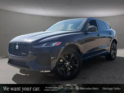 This Jaguar F-PACE has a strong Intercooled Turbo Premium Unleaded I-4 2.0 L/122 engine powering thi...