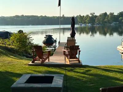 Find your perfect summertime happy place here at our beautiful 3-season park! This charming custom d...