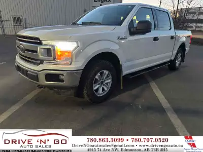 2020 Ford F-150 Super Crew 4X4 Crew Cab, 5.0L V8, ONLY 176,000 KMS, CLEAN CARFAX, NO ACCIDENTS, REMO...