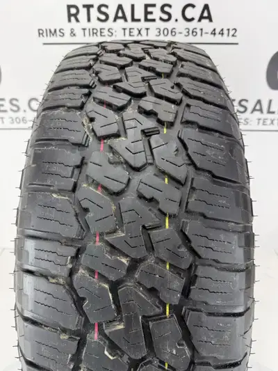 SET OF 4. 285/65/18 Falken 18 inch tires TAKEOFFS from NEW Vehicle STANDARD LOAD - 2025 manufacture...