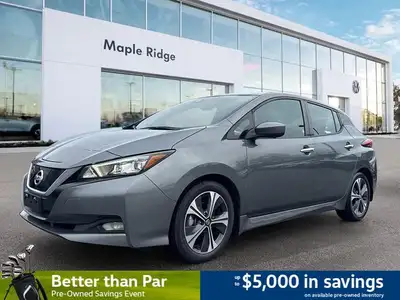 Experience cutting-edge electric mobility and smart technology in this 2020 Nissan LEAF SV. With a p...