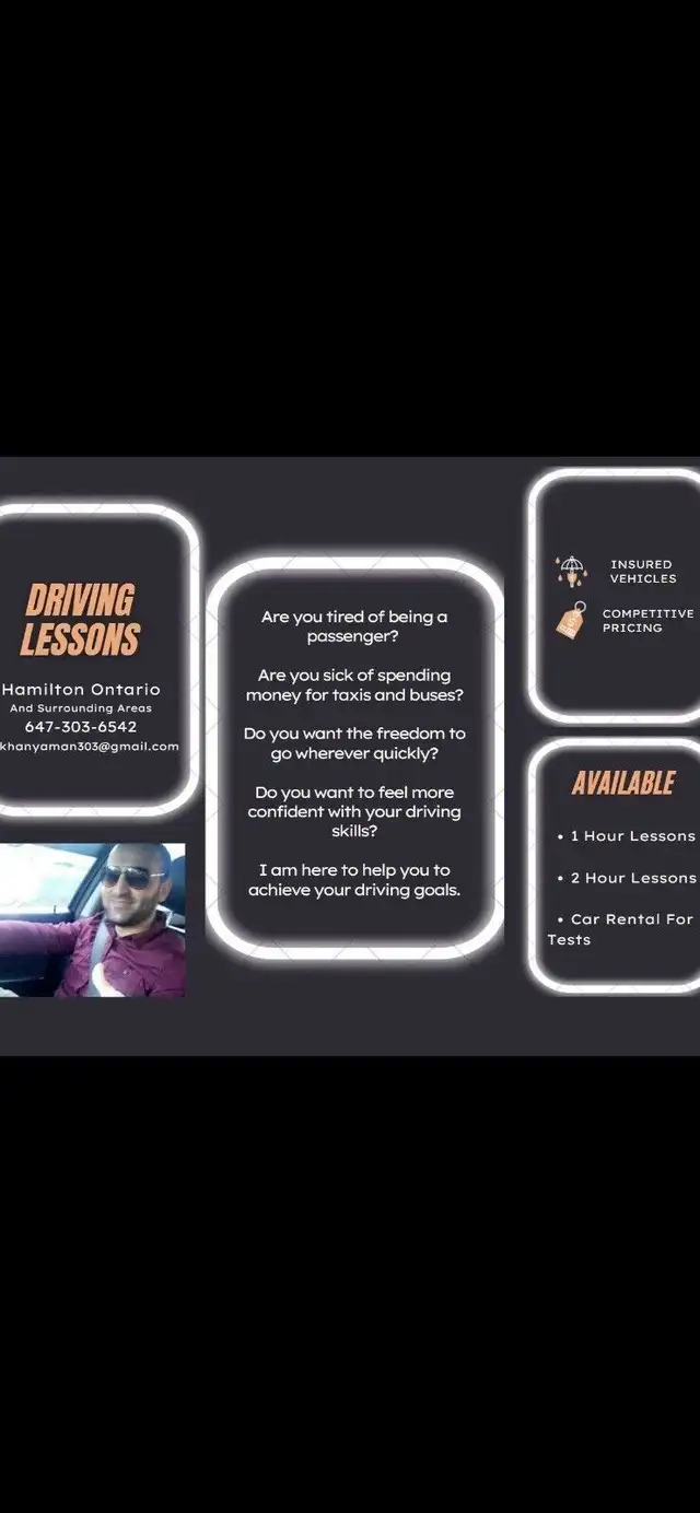DRIVING INSTRUCTOR   647303654265293629447169123