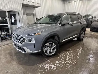2023 Hyundai Santa Fe Preferred in Hampton Gray. Powered by a 2.5L 4-cylinder engine paired with an...