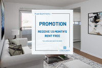 2 Bedroom - 1.5 Month Rent FREE | - Homer Watson & Stirling! Kitchener / Waterloo Kitchener Area Preview