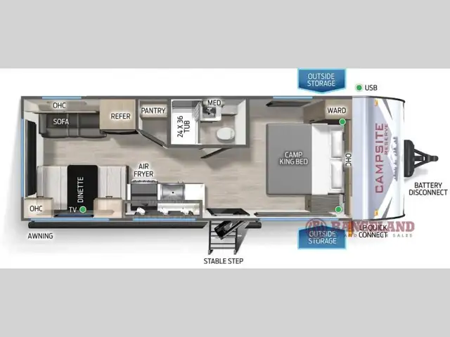 2026 Forest River RV CAMPSITE 20LJ in Travel Trailers & Campers in Calgary - Image 3