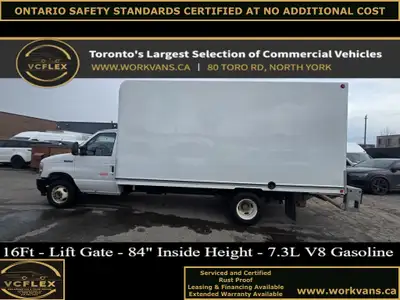 NEW ARRIVAL - DHOLLANDIA UNDERBODY LIFT GATE EQUIPPED UNIT! 2022 Ford Econoline E-450 16Ft Box Cube...